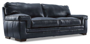 Stampede Leather Sofa - Cobalt