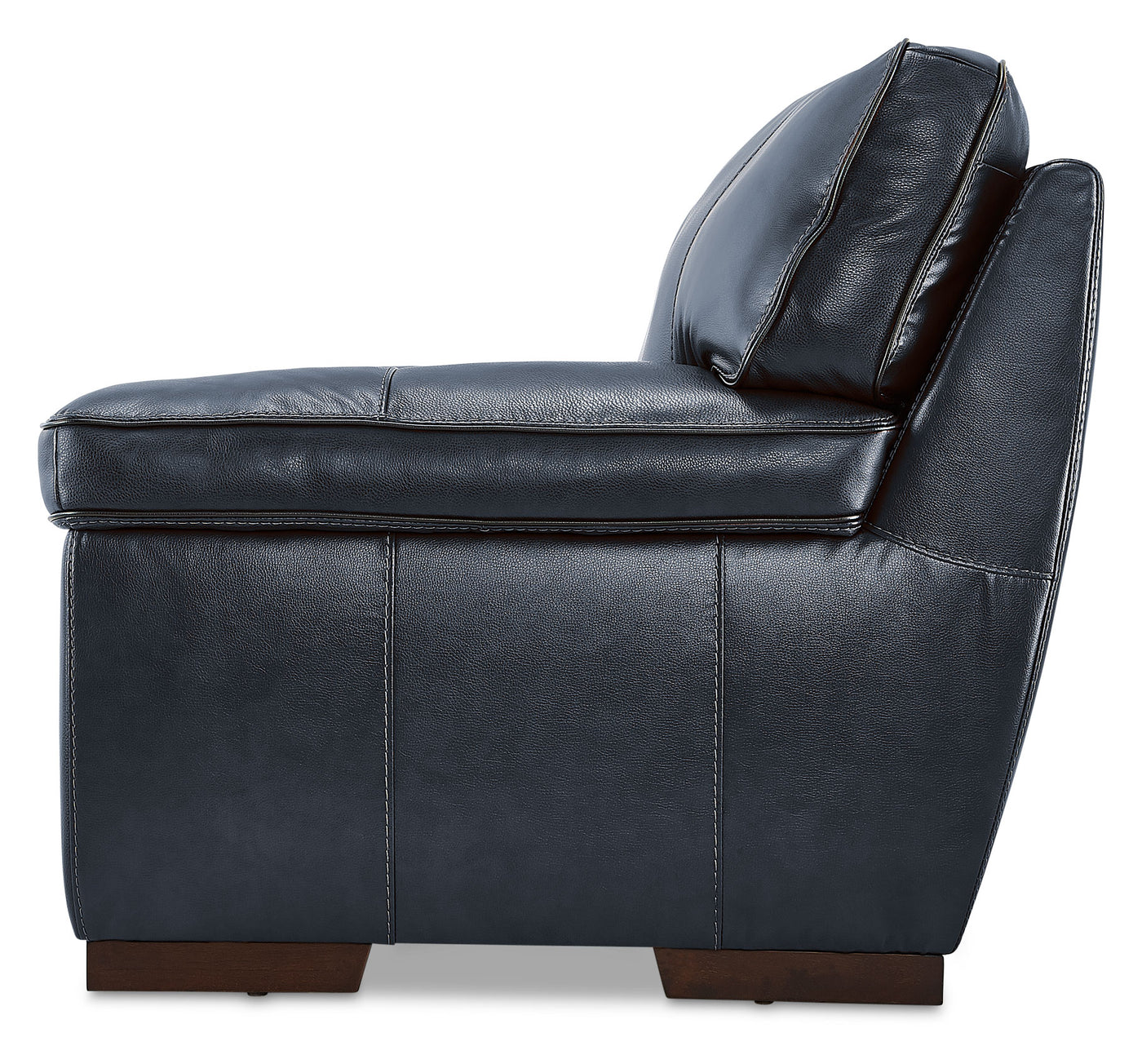 Stampede Leather Chair - Cobalt