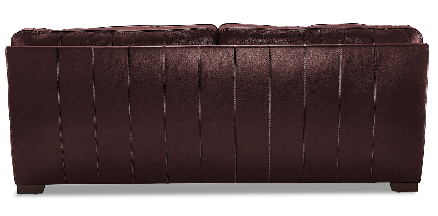 Stampede Leather Sofa - Salsa