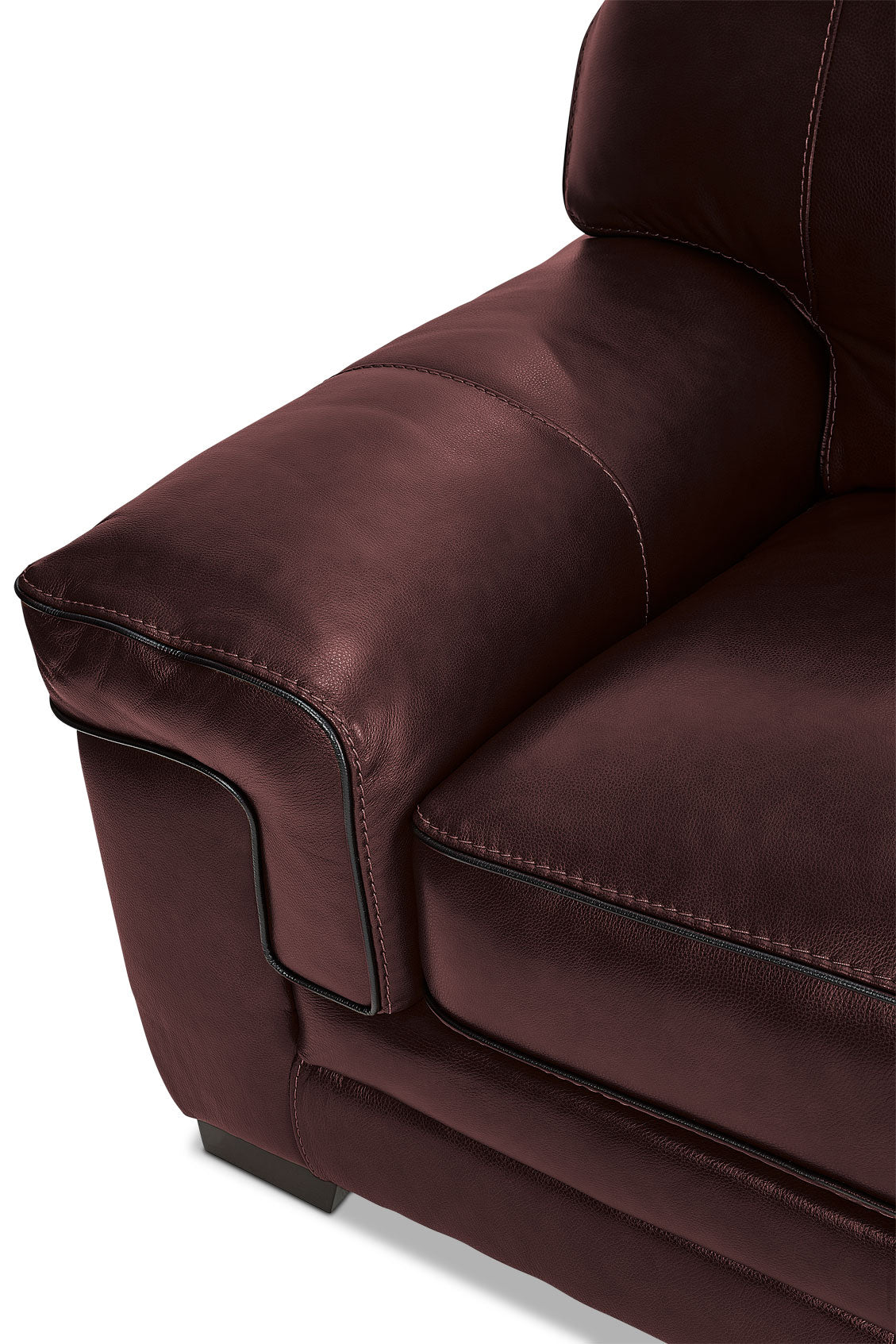 Stampede Leather Sofa - Salsa