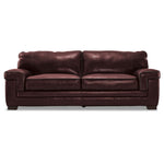 Stampede Leather Sofa - Salsa