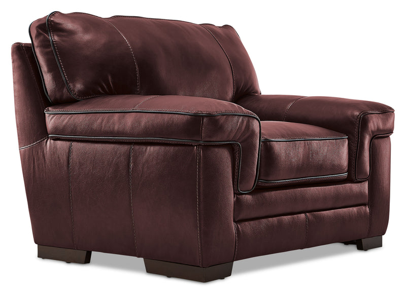 Stampede Leather Sofa and Chair Set Salsa Leon's