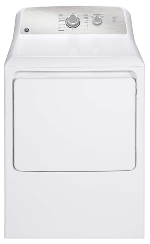 GE White Electric Dryer (6.2 Cu. Ft.) - GTX33EBMRWS