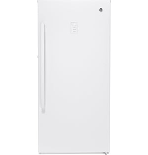 GE White Frost Free Upright Freezer (14.1 Cu. Ft.) - Energy Start FUF14DLRWW