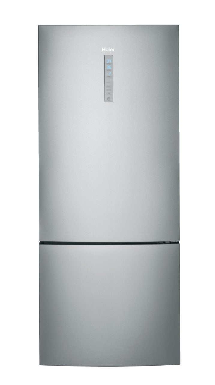 Haier 27.75" 15 Cu. Ft. Stainless Steel Bottom-Freezer Refrigerator - HRB15N3BGS