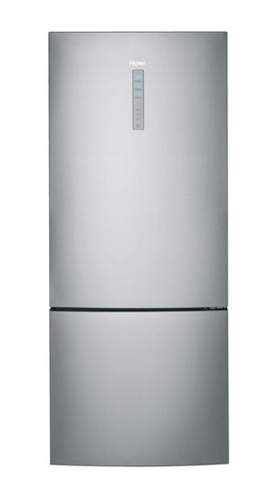 Haier 27.75" 15 Cu. Ft. Stainless Steel Bottom-Freezer Refrigerator - HRB15N3BGS
