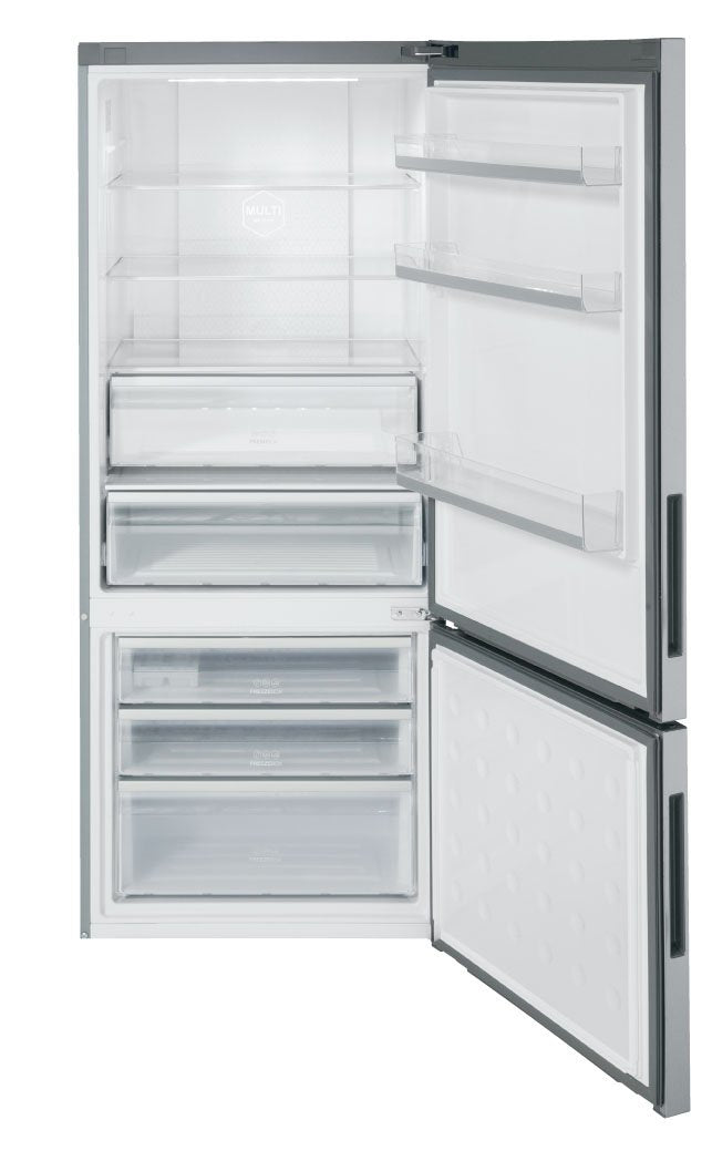 Haier 27.75" 15 Cu. Ft. Stainless Steel Bottom-Freezer Refrigerator - HRB15N3BGS