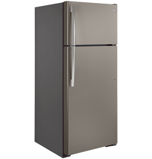 GE 28" 17.5 Cu. Ft. Slate Top-Freezer Refrigerator - GTE18GMNRES