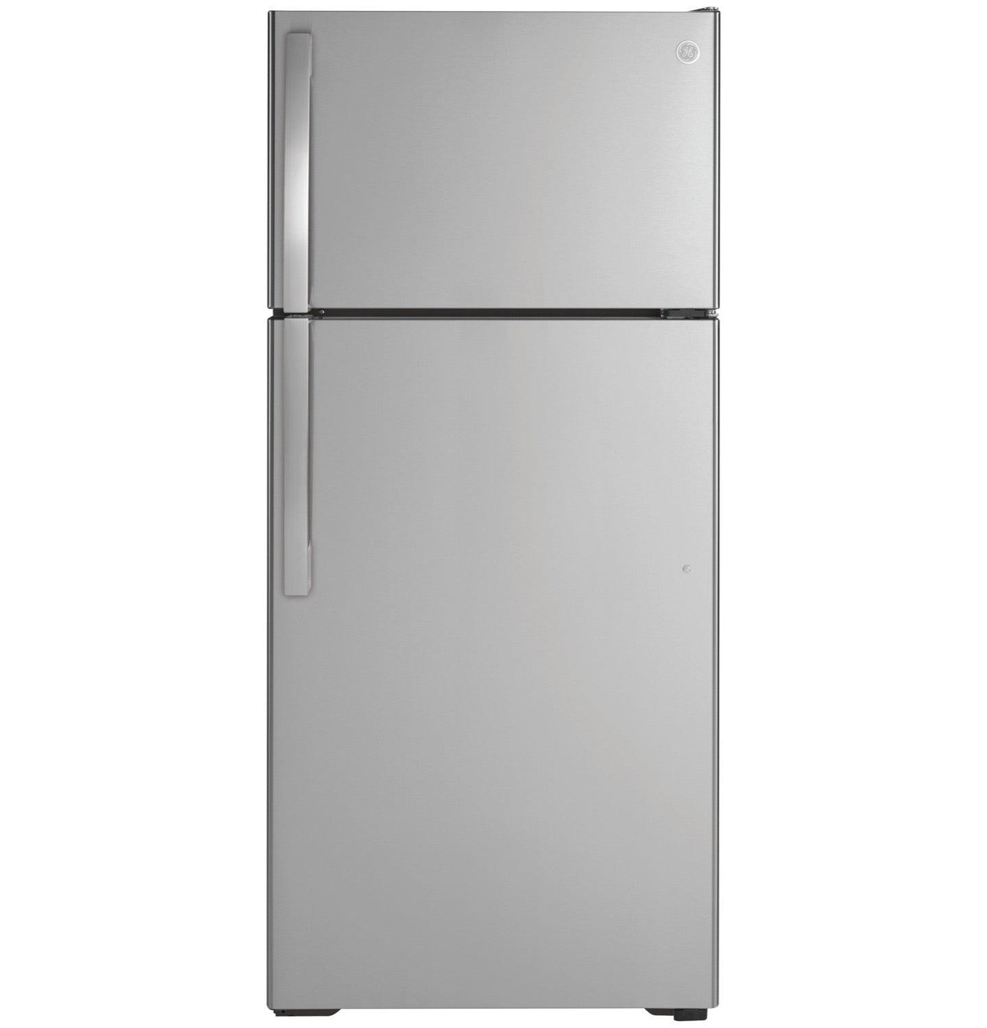 GE 28" 16.6 Cu. Ft. Stainless Steel Top-Freezer Refrigerator - GTE17GSNRSS