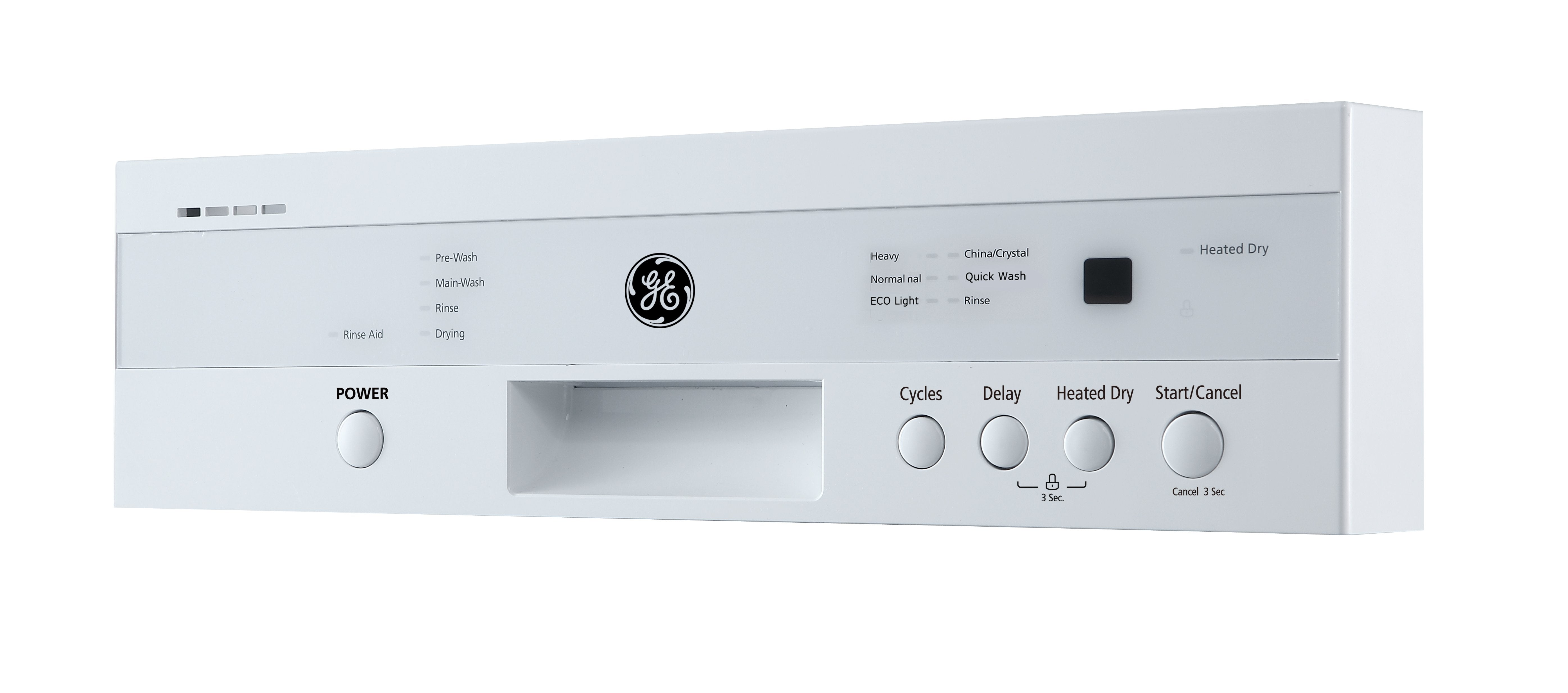GE White 18" Built-In Dishwasher - GBF180SGMWW