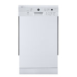 GE White 18" Built-In Dishwasher - GBF180SGMWW