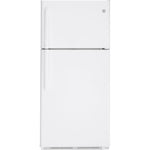 GE White Top-Freezer Refrigerator (18 Cu. Ft.) - GTS18FTLKWW
