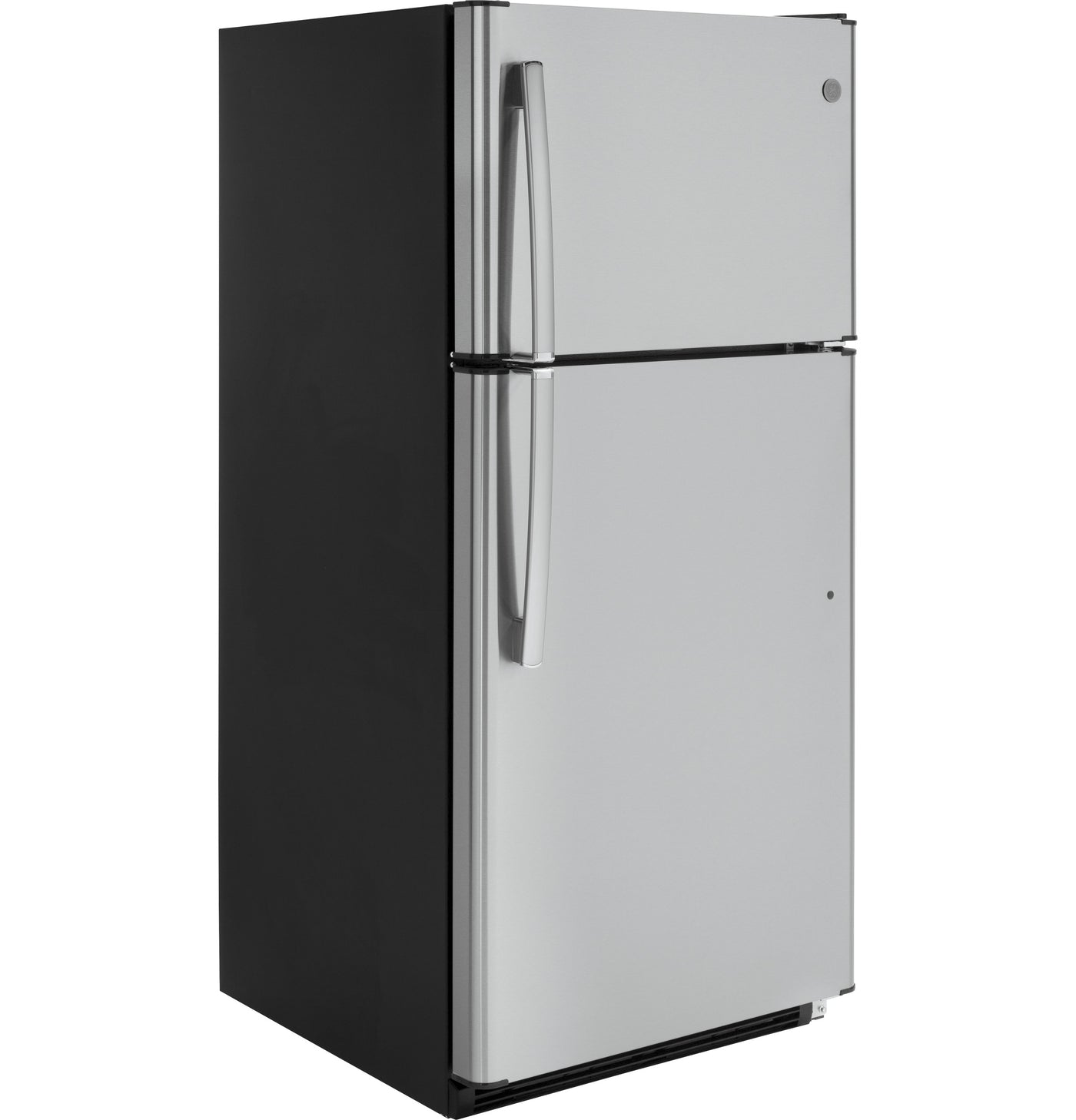 GE 29.75" 18 Cu. Ft. Stainless Steel Top-Freezer Refrigerator - GTS18FSLKSS