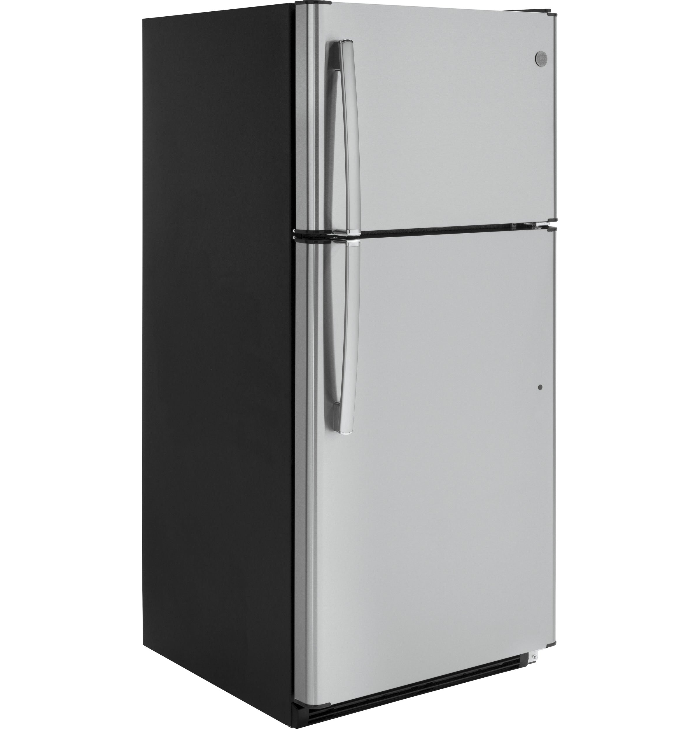 GE 29.75" 18 Cu. Ft. Stainless Steel Top-Freezer Refrigerator - GTS18FSLKSS