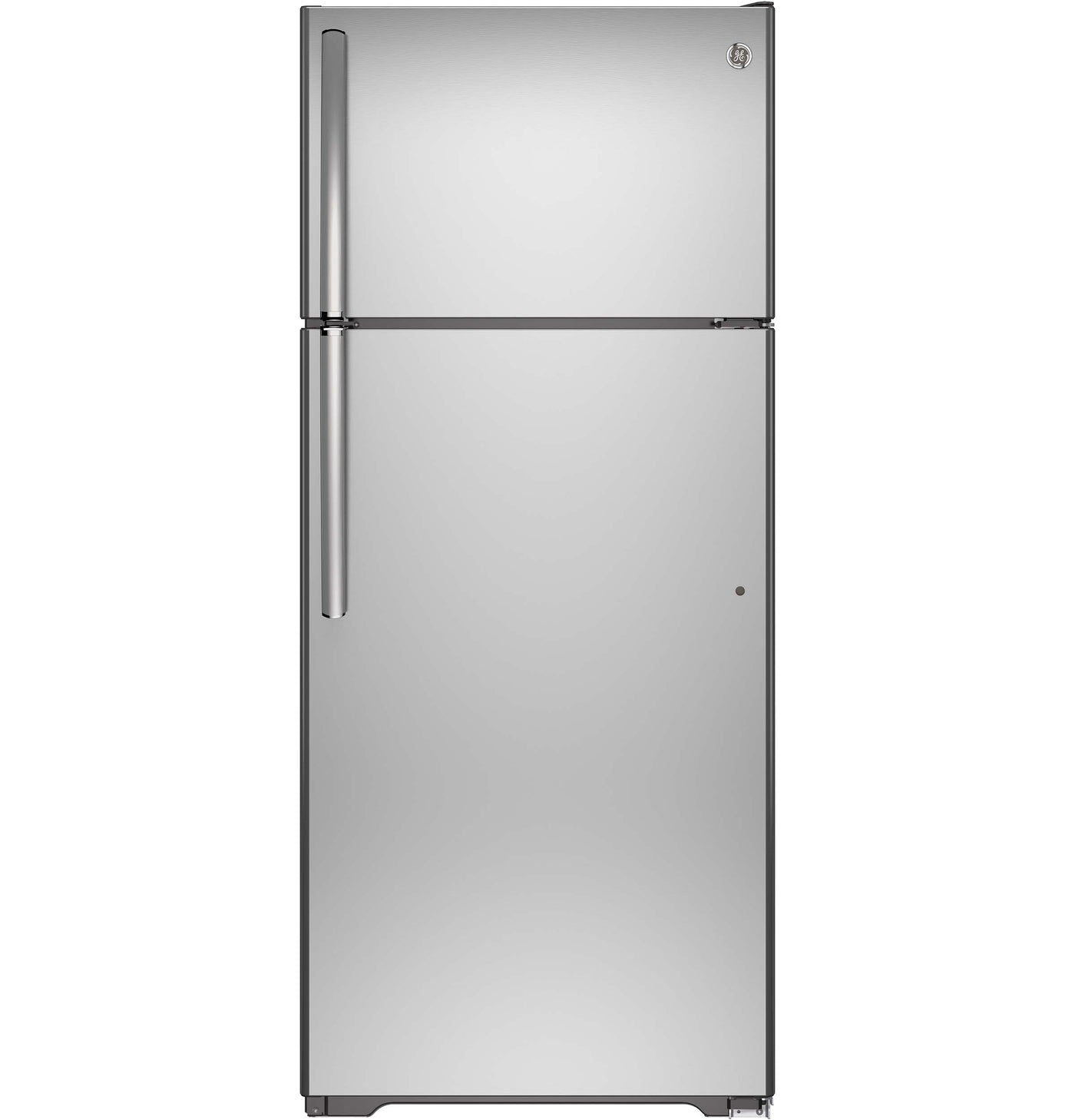 GE 29.75" 18 Cu. Ft. Stainless Steel Top-Freezer Refrigerator - GTS18FSLKSS