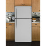 GE 29.75" 18 Cu. Ft. Stainless Steel Top-Freezer Refrigerator - GTS18FSLKSS