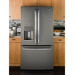 GE Profile Slate French Door Refrigerator (17.5 Cu. Ft.) - PYE18HMLKES