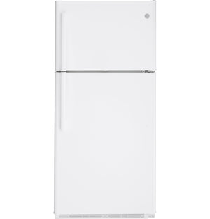 GE White Top-Freezer Refrigerator (18 Cu. Ft.) - GTE18FTLKWW