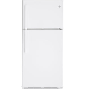 GE 29.75" 18 Cu. Ft. White Top-Freezer Refrigerator - GTE18FTLKWW