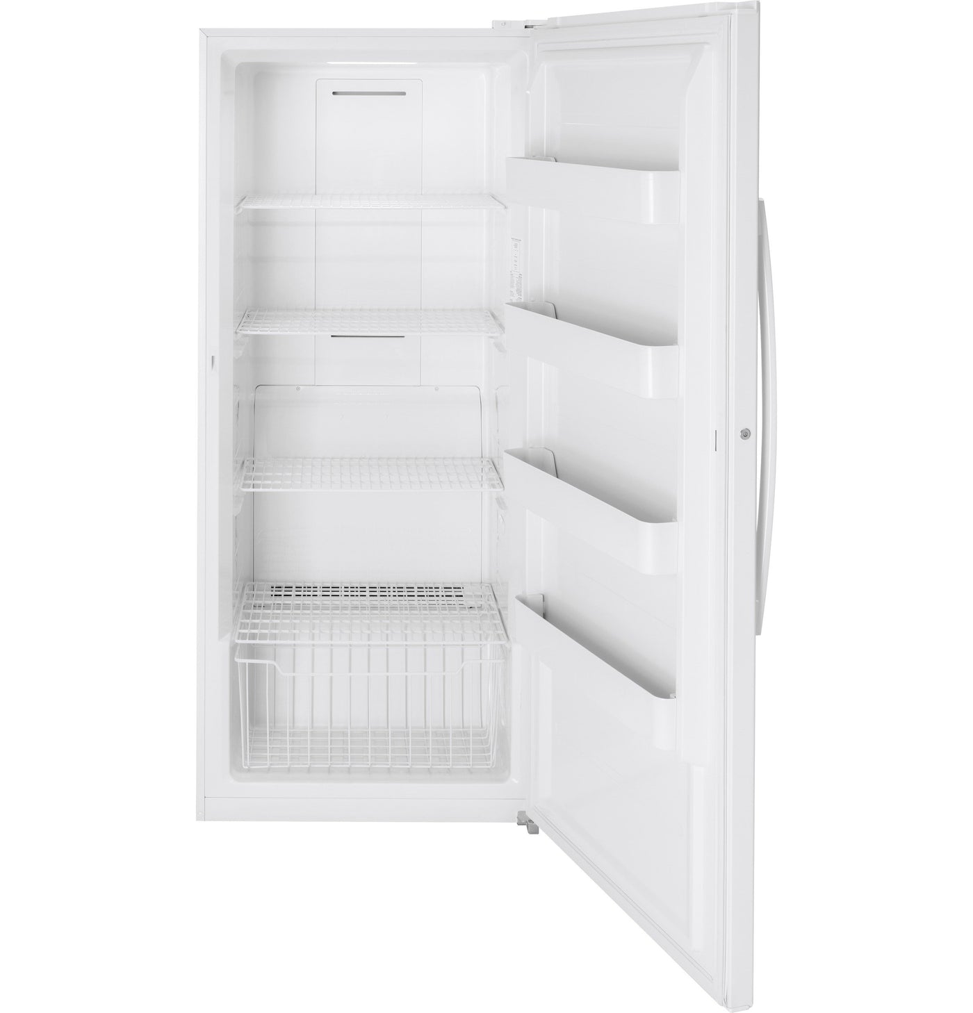 GE White Frost Free Upright Freezer (21.3 Cu. Ft.) - FUF21SMRWW