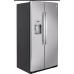 GE 35.75" 21.8 Cu. Ft. Stainless Steel Counter-Depth Side-by-Side Refrigerator - GZS22IYNFS