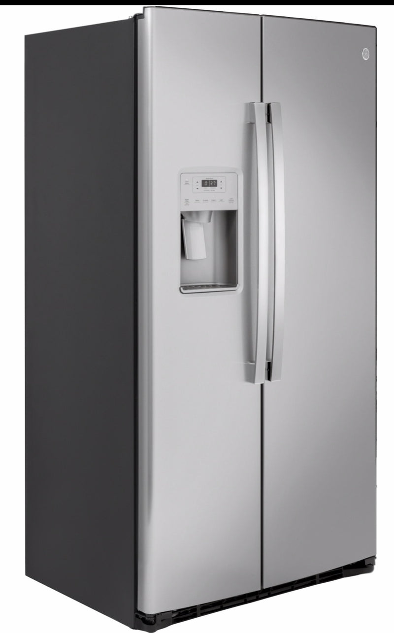 GE Stainless Steel CounterDepth SidebySide Refrigerator (21.8 Cu.Ft