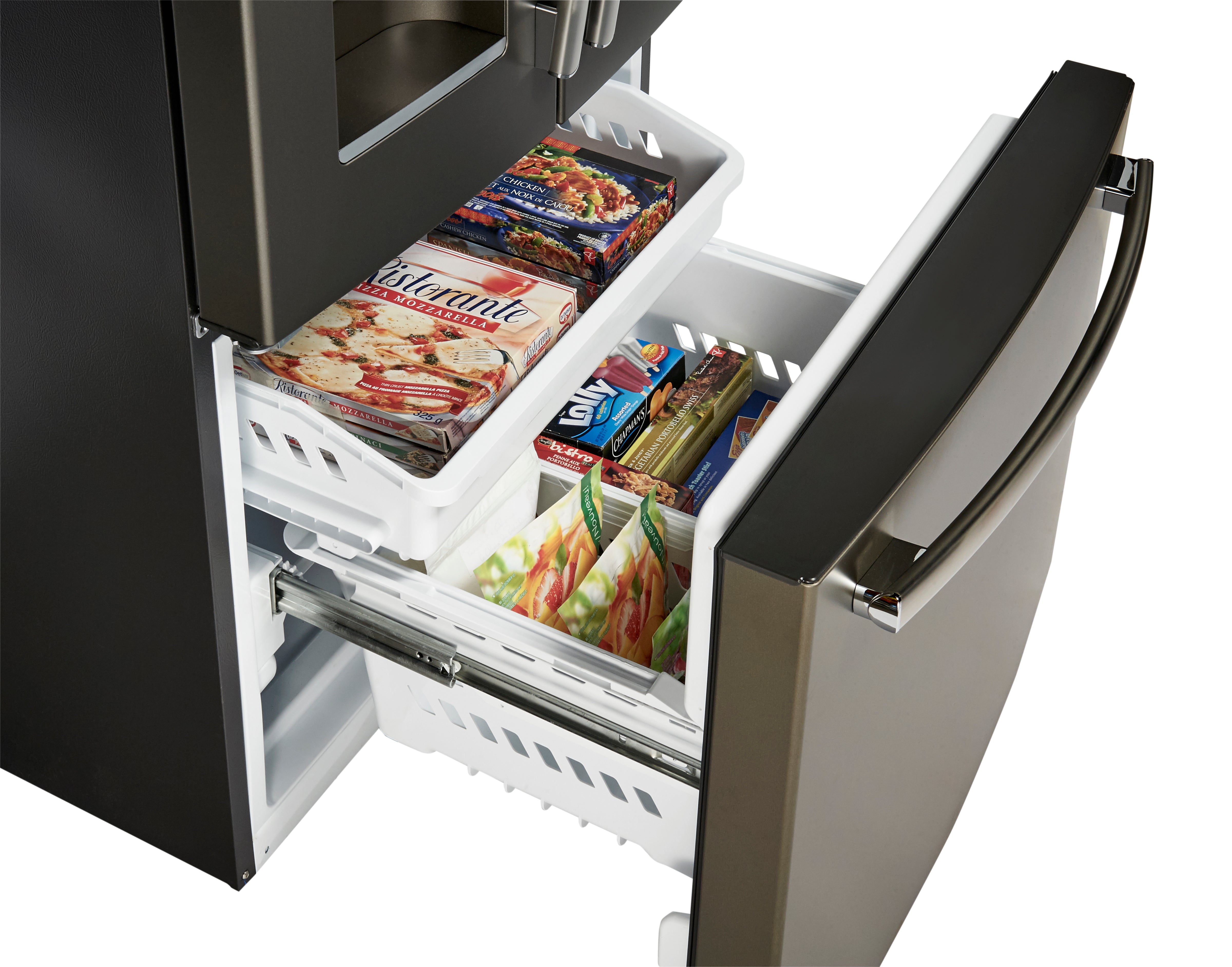 GE Profile Slate French Door Refrigerator (23.8 Cu. Ft.) - PFE24HMLKES