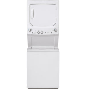 GE White Unitized Gas Laundry Centre - GUD24GSSMWW