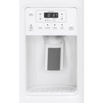 GE White Side-By-Side Refrigerator (25.1 Cu.Ft) - GSS25IGNWW
