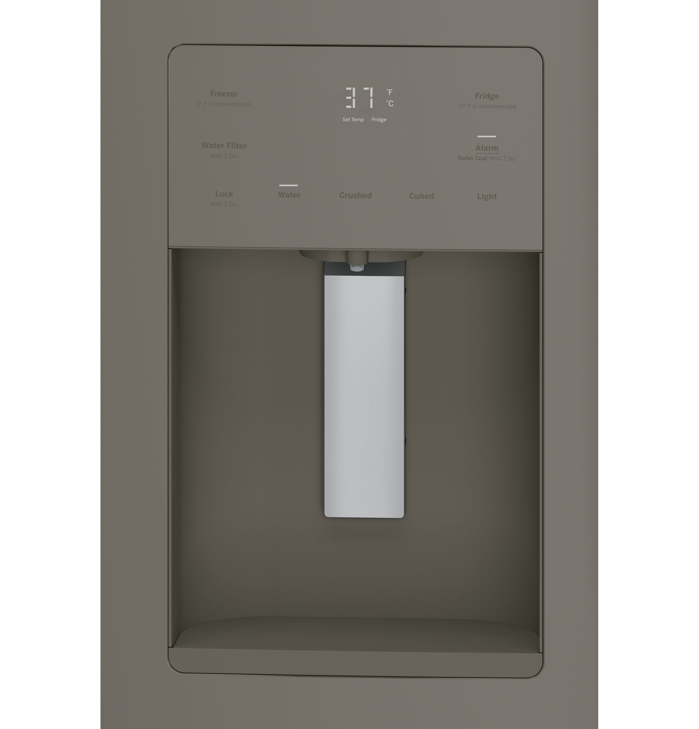 GE 35.75" 25.6 Cu. Ft. Slate French Door Refrigerator - GFE26JMMES