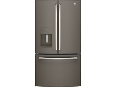 GE 35.75" 25.6 Cu. Ft. Slate French Door Refrigerator - GFE26JMMES