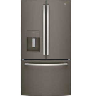 GE 35.75" 25.6 Cu. Ft. Slate French Door Refrigerator - GFE26JMMES