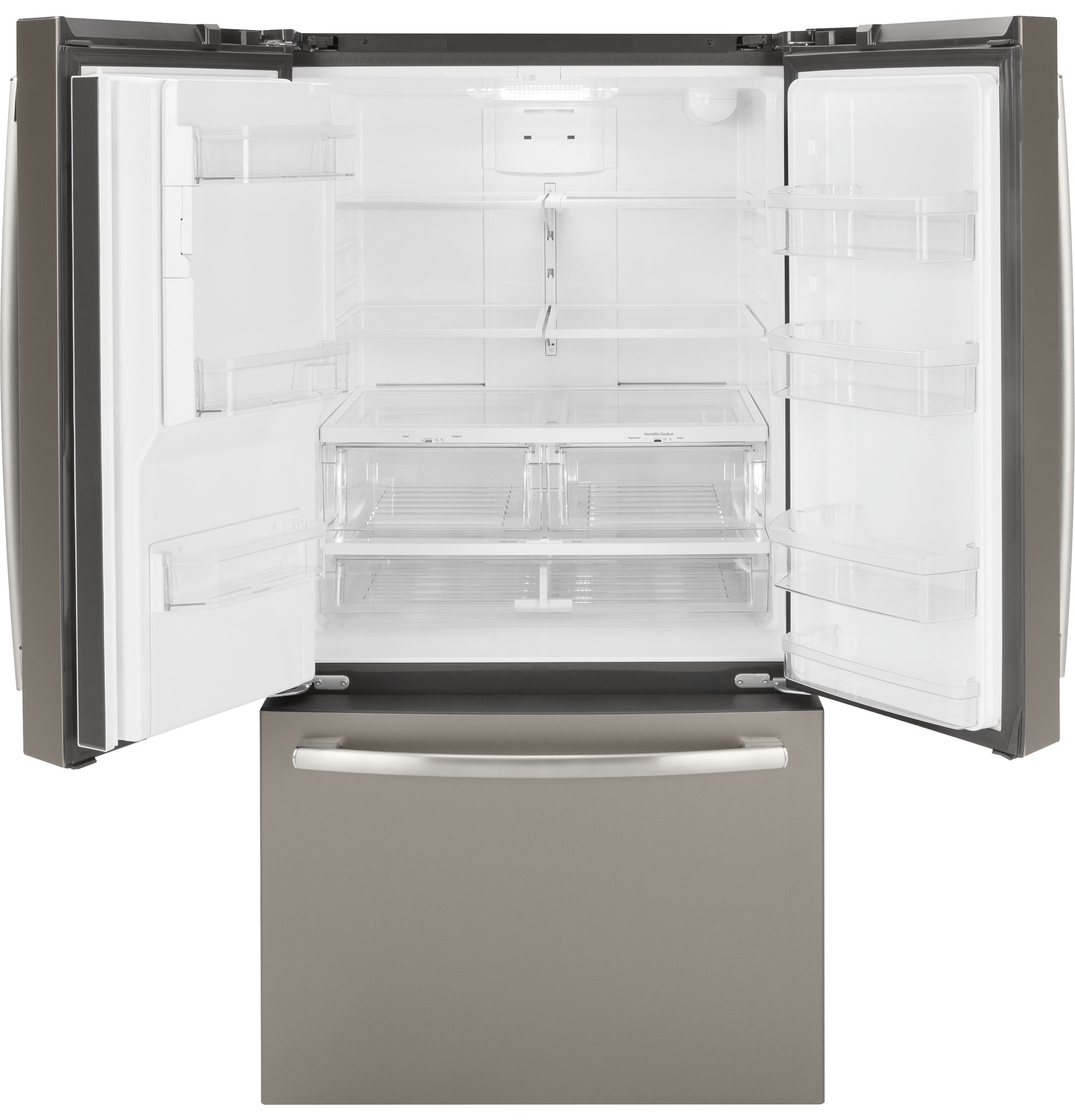 GE 35.75" 25.6 Cu. Ft. Slate French Door Refrigerator - GFE26JMMES