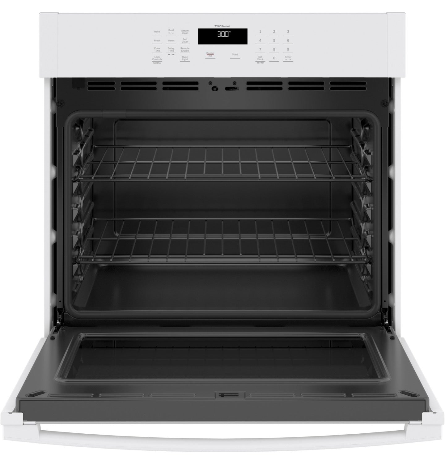GE White Single Wall Oven (5.0 Cu.Ft.) - JTS3000DNWW