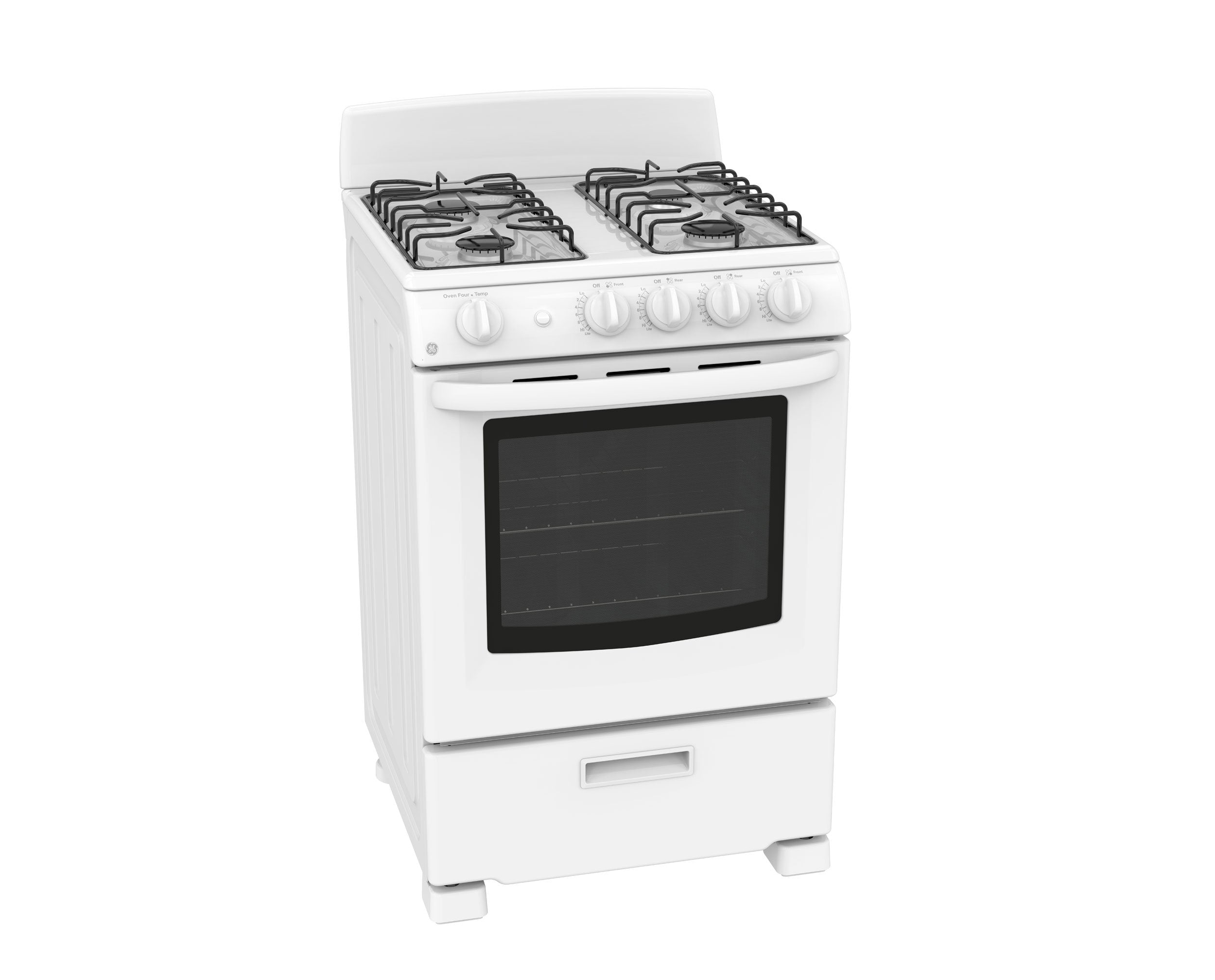GE 24" White Freestanding Gas Range (2.9 Cu. Ft.) - JCGAS300DMWW