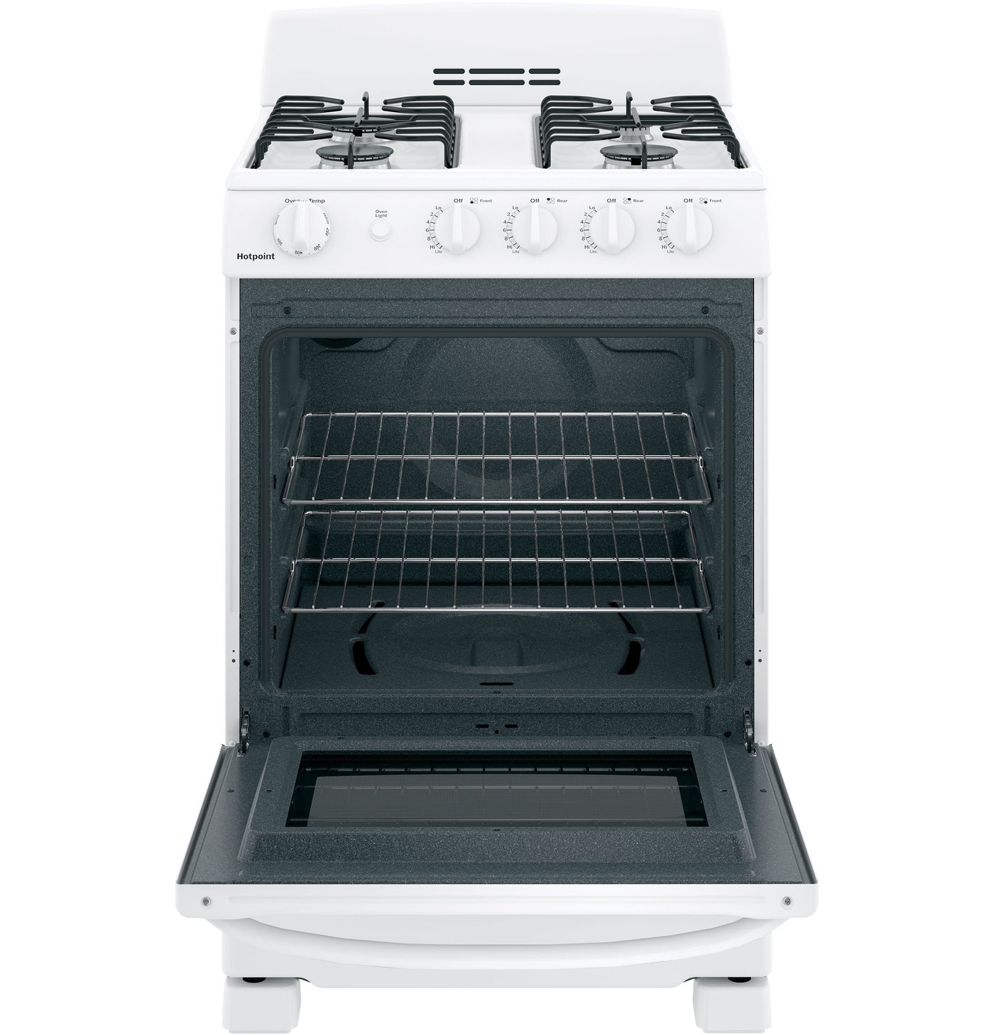 GE 24" White Freestanding Gas Range (2.9 Cu. Ft.) - JCGAS300DMWW