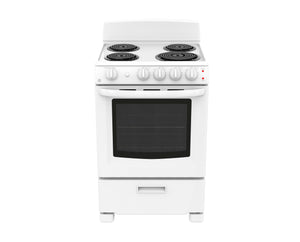 GE 24" White Freestanding Electric Range (2.9 Cu. Ft.) - JCAS300DMWW