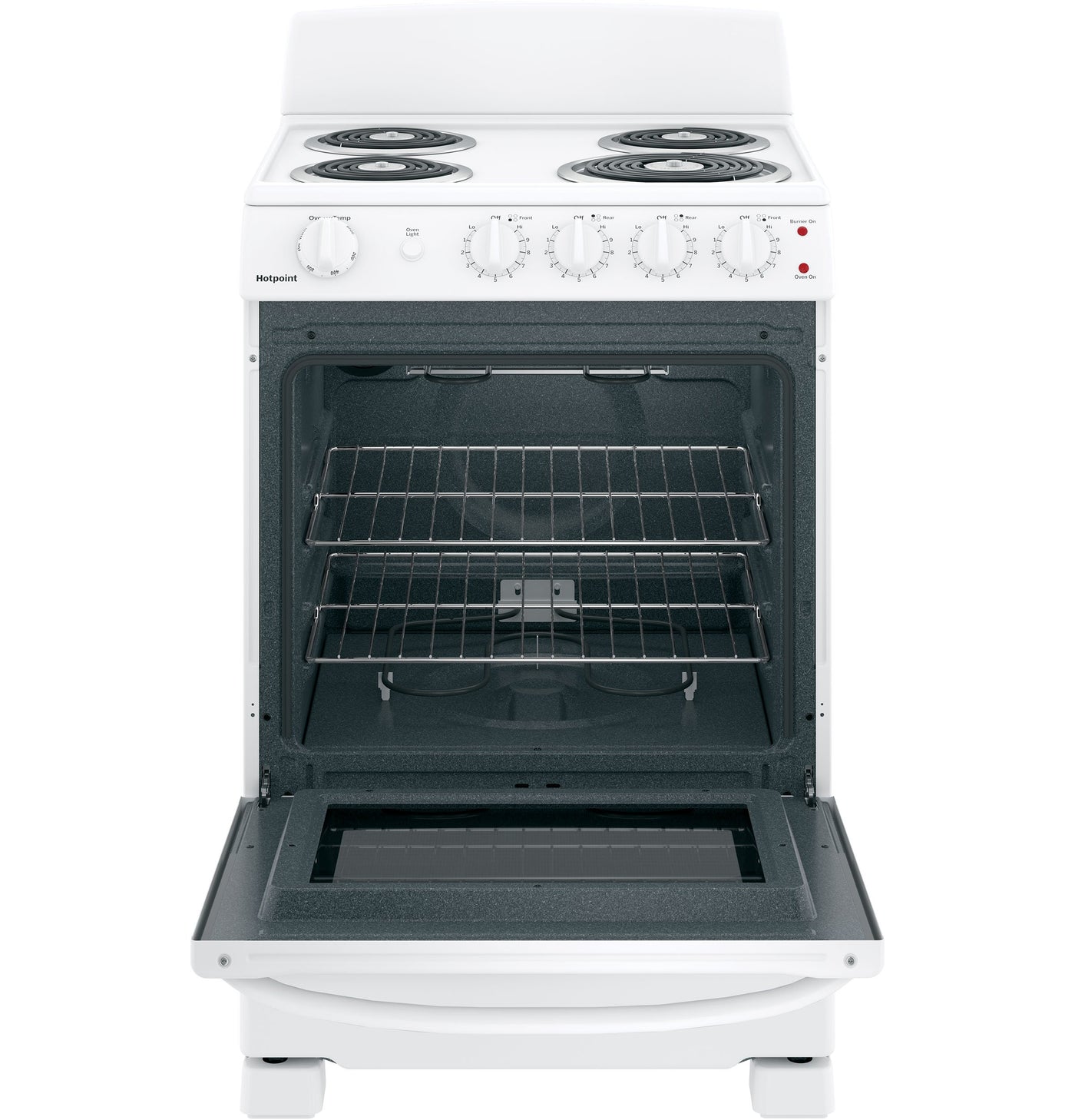 GE 24" White Freestanding Electric Range (2.9 Cu. Ft.) - JCAS300DMWW