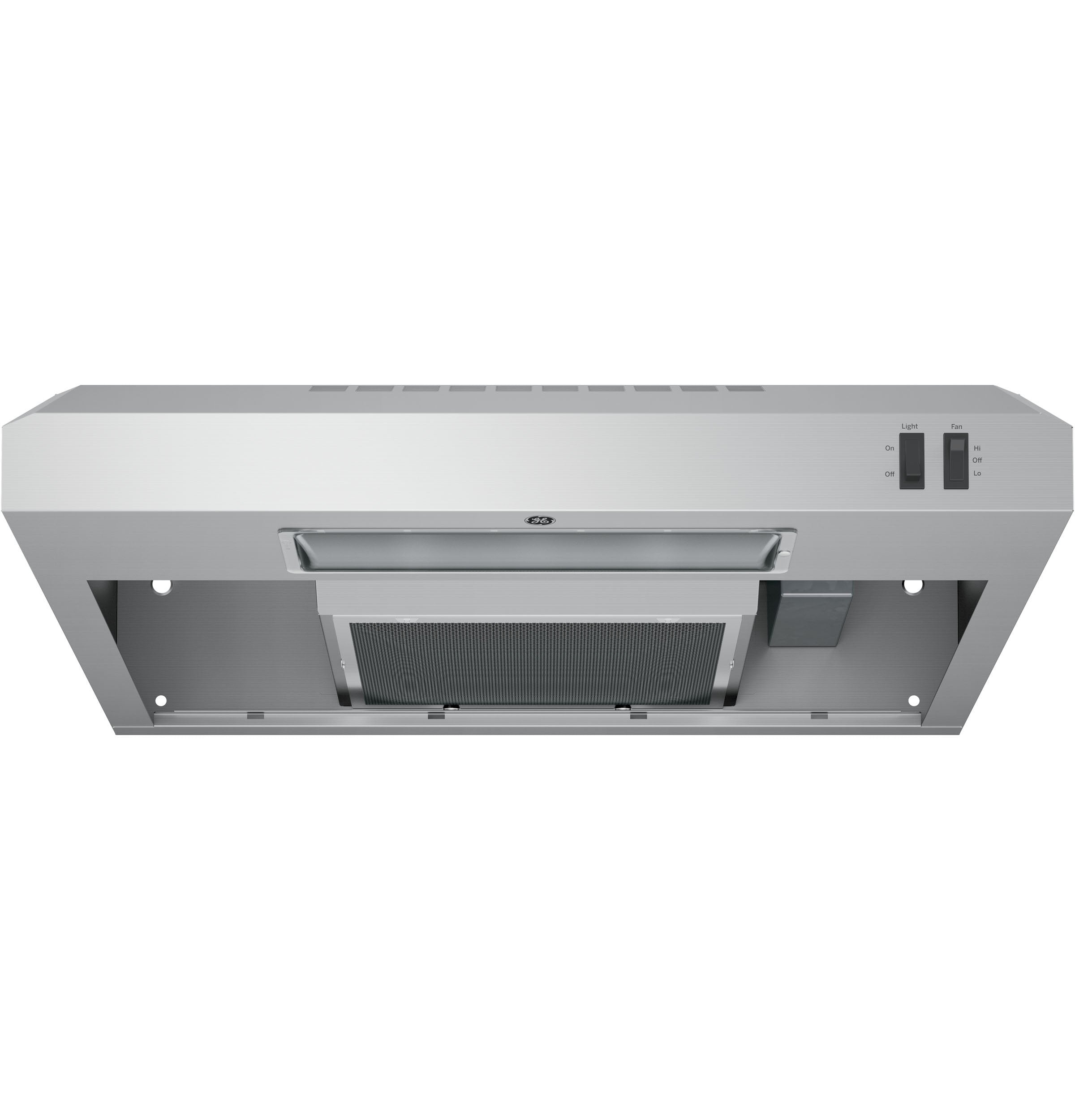 GE Stainless Steel 24" 200 CFM Under-the-Cabinet Hood - JVX3240SJSSC