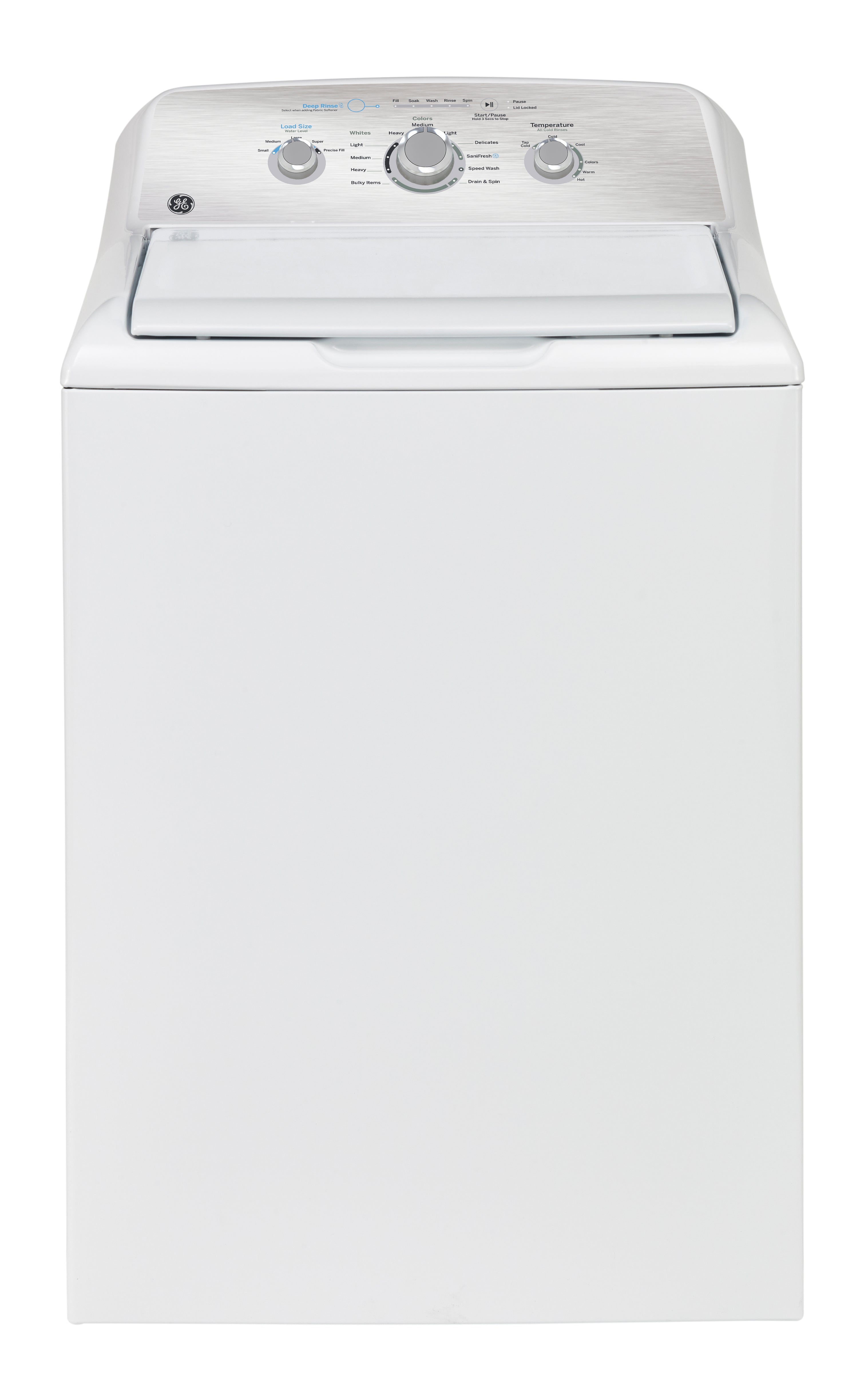 GE White Top-Load Washer (4.4 Cu. Ft.) - GTW331BMRWS