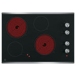 GE Stainless Steel 30" Electric Cooktop - JP3030SJSS