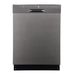 GE Slate 24" Built-In Front Control Dishwasher - GBF655SMPES