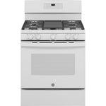 GE White 30'' Freestanding Gas Range (5.0 Cu.Ft.) - JCGB660DPWW