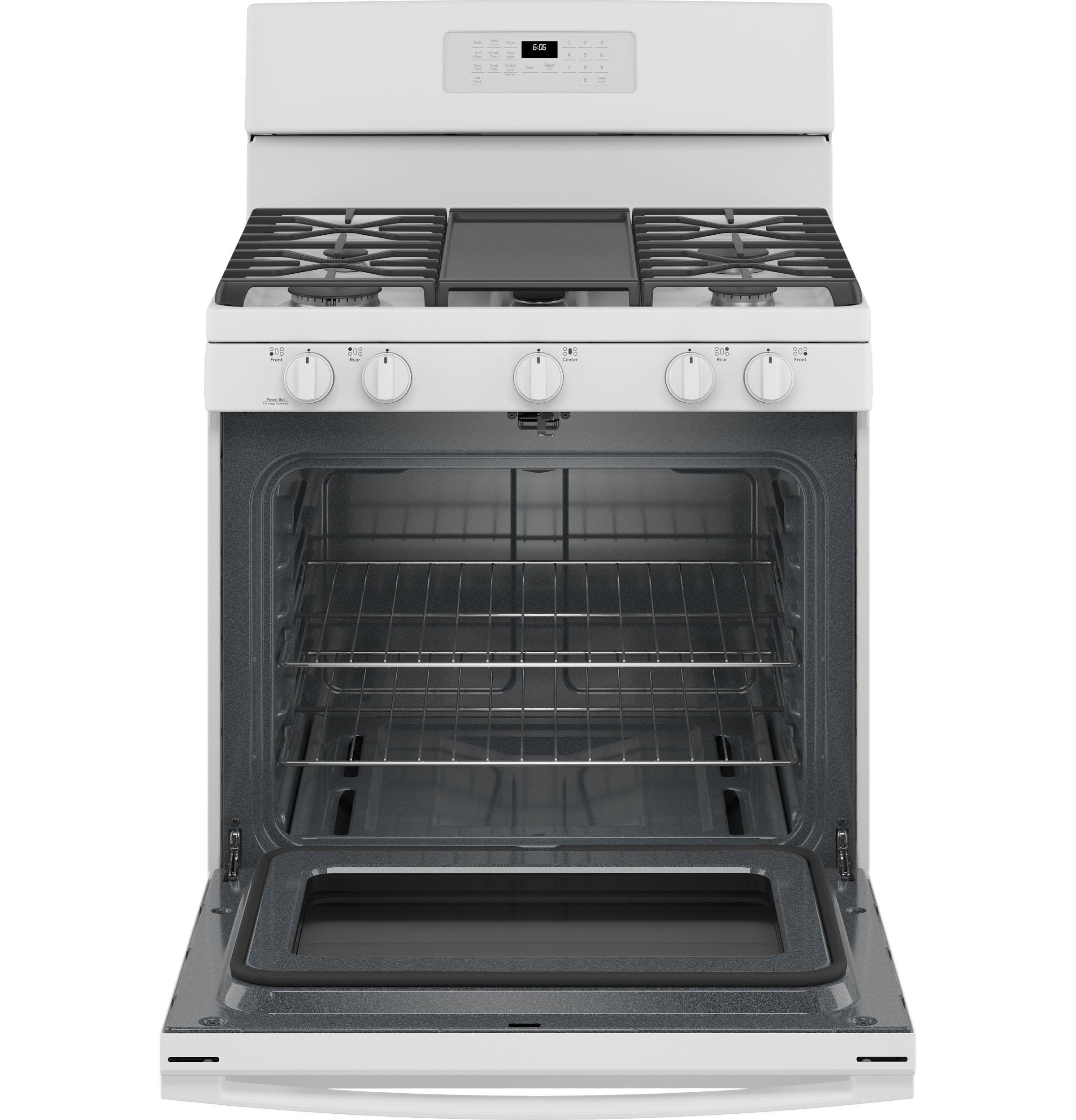 GE White 30'' Freestanding Gas Range (5.0 Cu.Ft.) - JCGB660DPWW