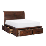 Eden 3-Piece Queen Storage Bed - Dark Brown