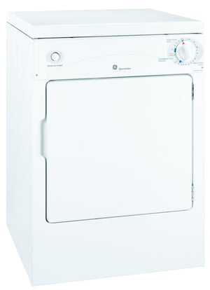 GE White Portable Compact Dryer (3.6 Cu. Ft.) - PSKP333EBWW