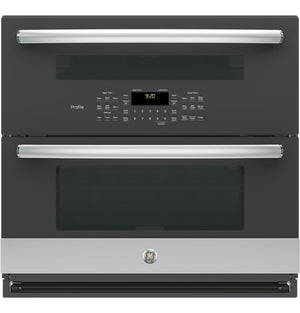 GE Profile Stainless Steel 30" Built-In Twin Flex Convection Wall Oven - PT9200SLSS