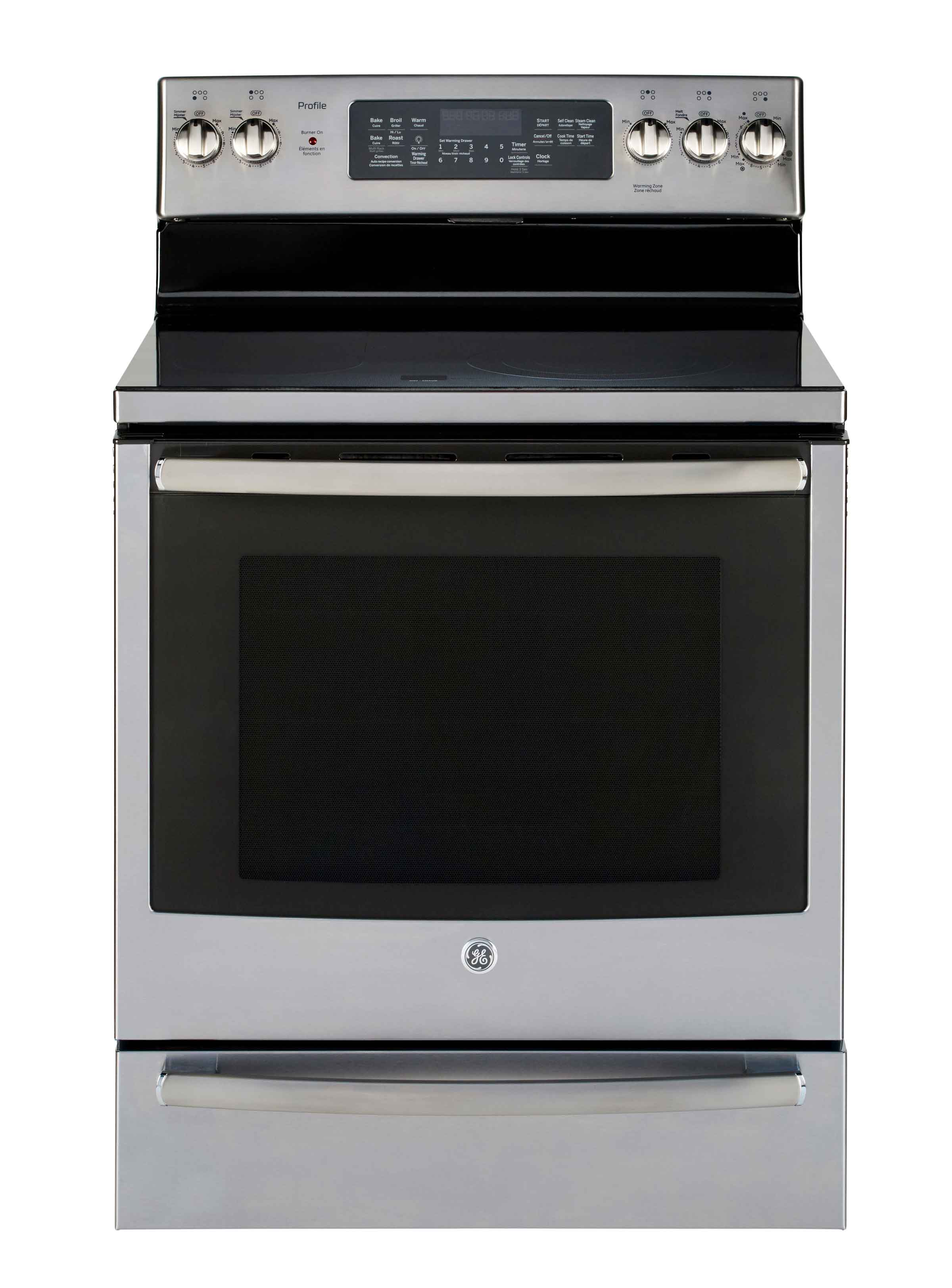 GE Profile Stainless Steel 30" Freestanding Electric Range (6.2 Cu.Ft.) - PCB940YKFS