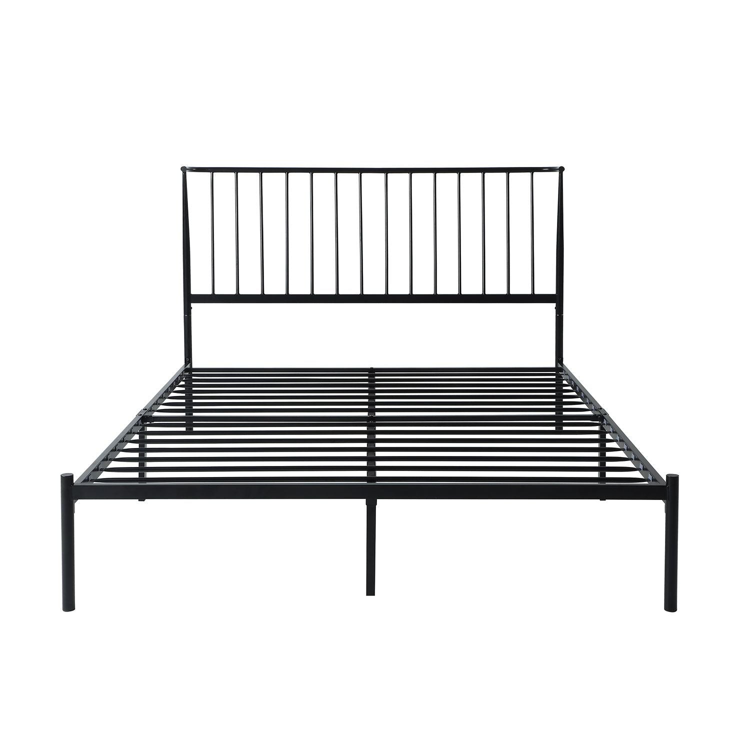 Augusta Queen Platform Bed - Black
