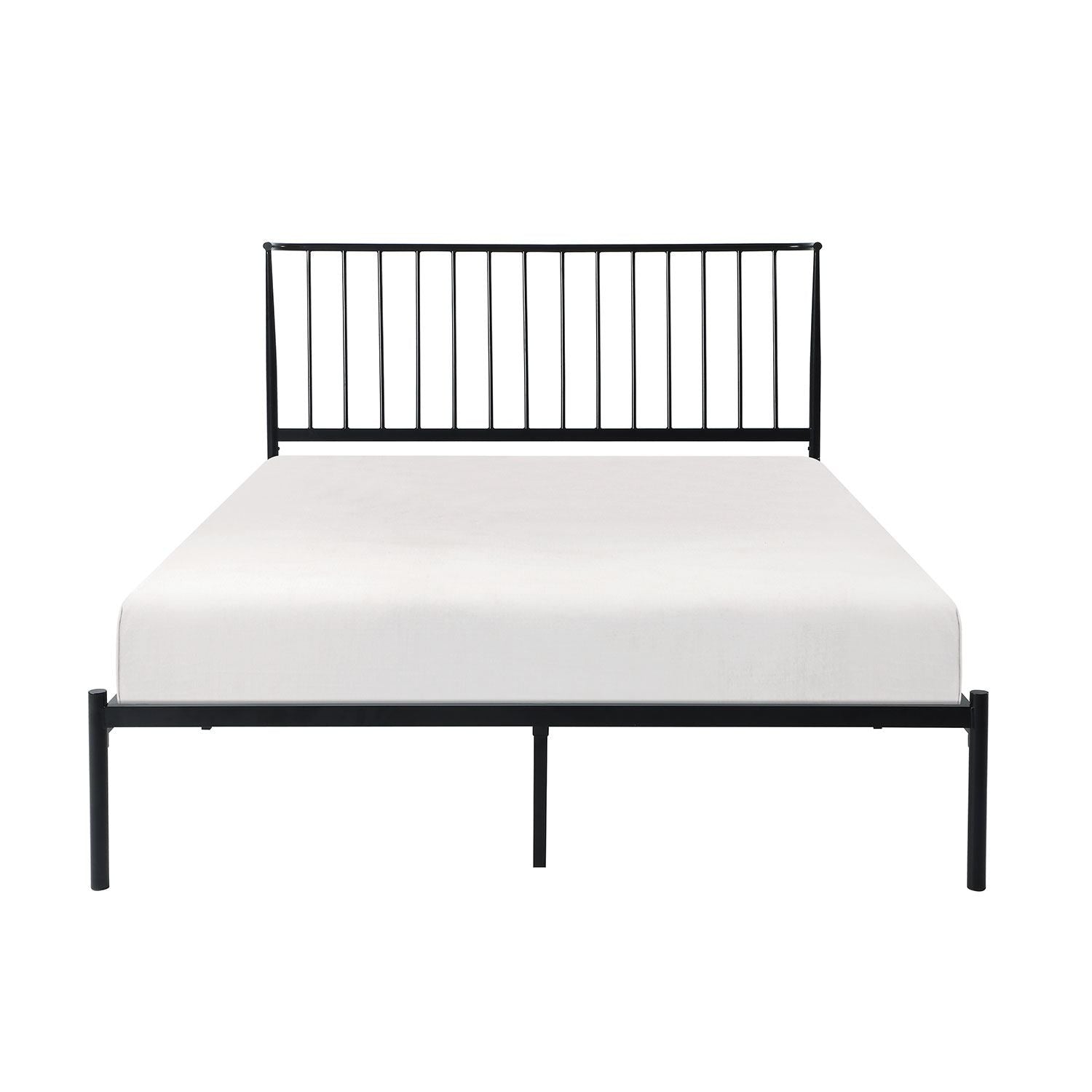 Augusta Queen Platform Bed - Black
